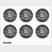 Haunted Toad Sigil door BurnsInHell Ronde Sticker (Vel)