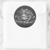 Haunted Toad Sigil door BurnsInHell Ronde Sticker (Tas)