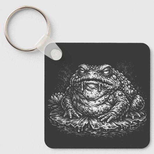 Haunted Toad Sigil door BurnsInHell Sleutelhanger (Voorkant)