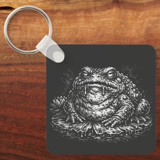Haunted Toad Sigil door BurnsInHell Sleutelhanger (Voorkant)