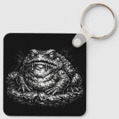 Haunted Toad Sigil door BurnsInHell Sleutelhanger (Achterkant)