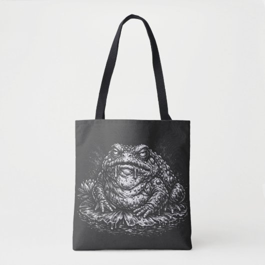Haunted Toad Sigil door BurnsInHell Tote Bag (Voorkant)