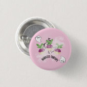 Haunted Turnips Ronde Button 3,2 Cm (Voorkant /achterkant)