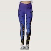 Haunted Vilage Leggings (Voorkant)
