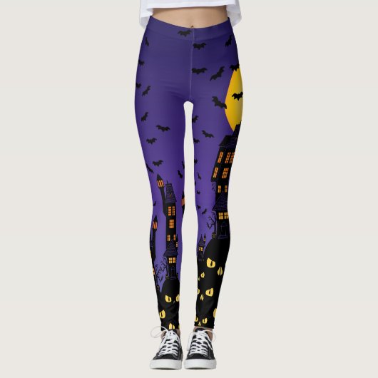 Haunted Village Leggings (Voorkant)