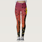 Haunted Village Leggings (Voorkant)