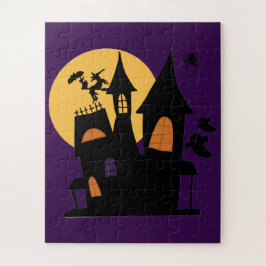 Haunted Witch Castle Puzzle - Spookachtig Hallowee Legpuzzel
