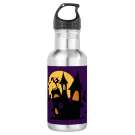 Haunted Witch Castle - Spooky Halloween Waterfles