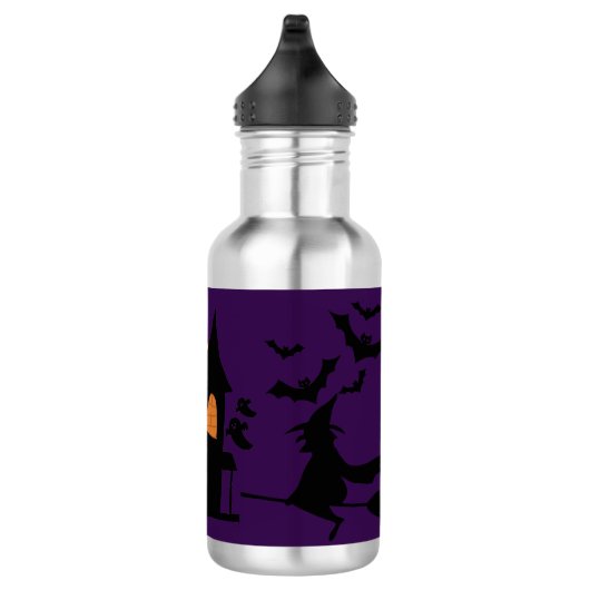 Haunted Witch Castle - Spooky Halloween Waterfles (Rechts)