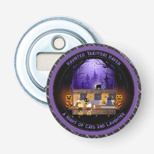 Haunted Yakitori Haven Button Flesopener