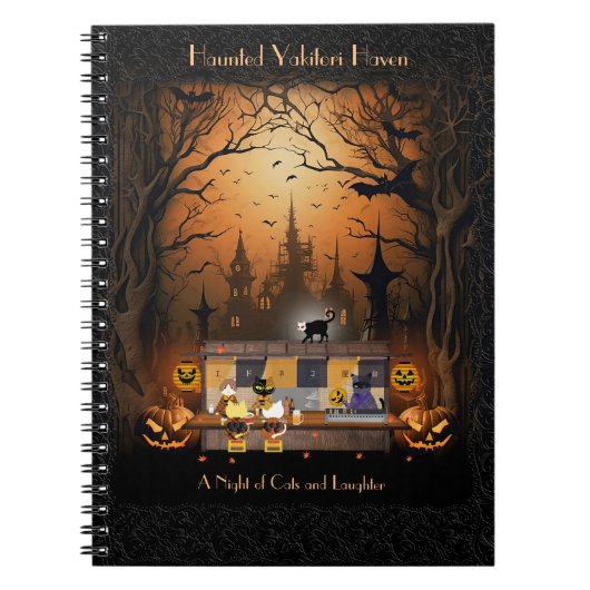 Haunted Yakitori Haven Spiral Photo Notebook Notitieboek (Voorkant)