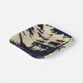 Haunted Zeilschip Woodblock 1 Papieren Bordje (Gebogen)