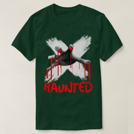 Haunted Zombie Hand Horror Art Design  T-shirt (Design voorkant)
