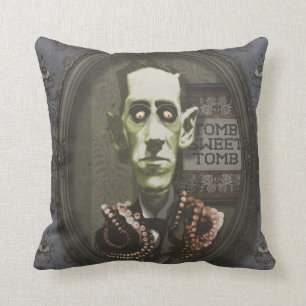 Haunted Zombie HP Lovecraft Pillow Kussen