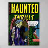 Haunted Zombie Husband Horror  Comics Poster (Voorkant)