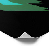 Haunted Zombie op Happy Haunting Halloween-Posters Poster (Hoek)