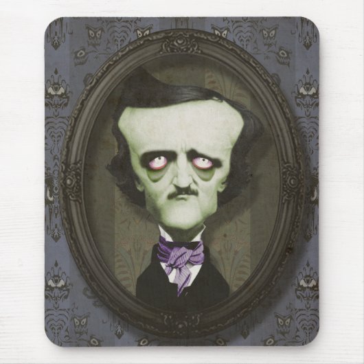 Haunted Zombie Poe Mousepad Muismat (Voorkant)