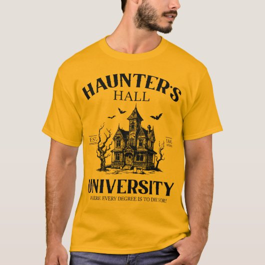 Haunters Hall Universiteit T-shirt (Voorkant)