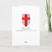 “Haunting Crucifix” condoleancekaart Kaart (Achterkant)