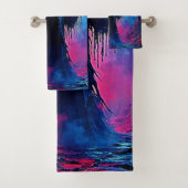 Haunting Demon Verhuld In Shadows Design Bad Handdoek (Insitu)