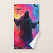 Haunting Demon Verhuld In Shadows Design Bad Handdoek (Handdoek)