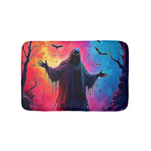 Haunting Demon Verhuld In Shadows Design Badmat