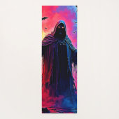 Haunting Demon Verhuld In Shadows Design Yogamat (Achterkant)