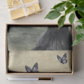 Haunting Fantasy Gothic Raven & Victorian Girl Tissuepapier (Geschenk)