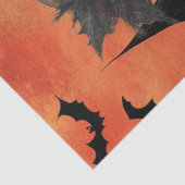 Haunting Fantasy Gothic Raven & Victorian Girl  Tissuepapier (Detail)