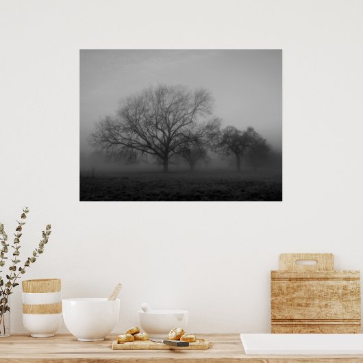 Haunting Fog Canvas Poster (Keuken)
