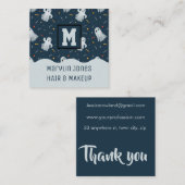 HAUNTING GHOSTS HALLOWEEN VIERKANTE VISITEKAARTJE (Voorkant / Achterkant)