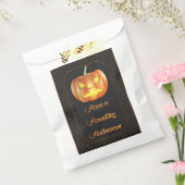 Haunting Halloween Jack-o-lantern Bedankzakje (Gezegeld)