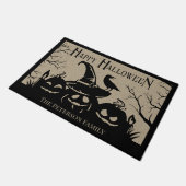 Haunting Halloween Welkom Deurmat (Schuin)