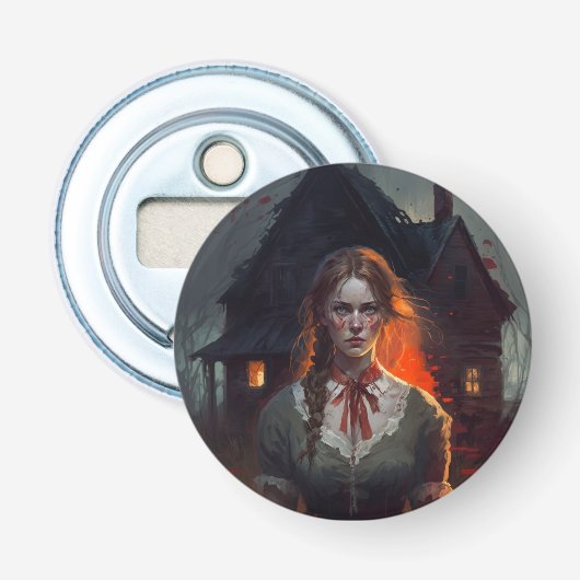 Haunting house button flesopener (Voorkant)