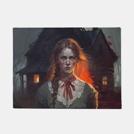 Haunting house deurmat (Voorkant)