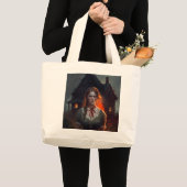 Haunting house grote tote bag (Voorkant (product))