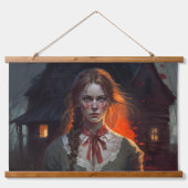 Haunting house hangend wandkleed (Voorkant)