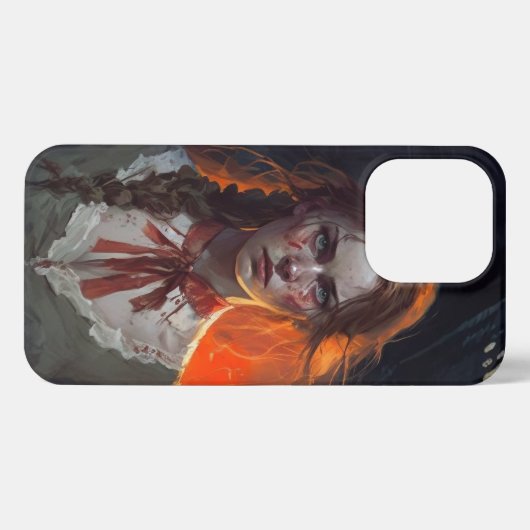 Haunting house iPhone hoesje (Achterkant horizontaal)