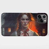Haunting house iPhone hoesje (Achterkant horizontaal)