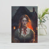 Haunting house kaart (Staand voorkant)