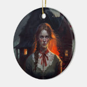 Haunting house keramisch ornament (Links)