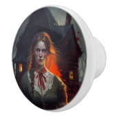 Haunting house keramische knop (Rechts)