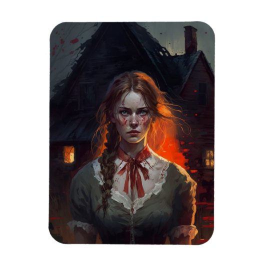 Haunting house magneet (Verticaal)