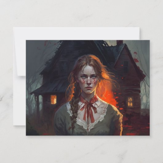 Haunting house notitiekaartje (Voorkant)