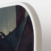 Haunting house pickleball paddle (Links Detail)