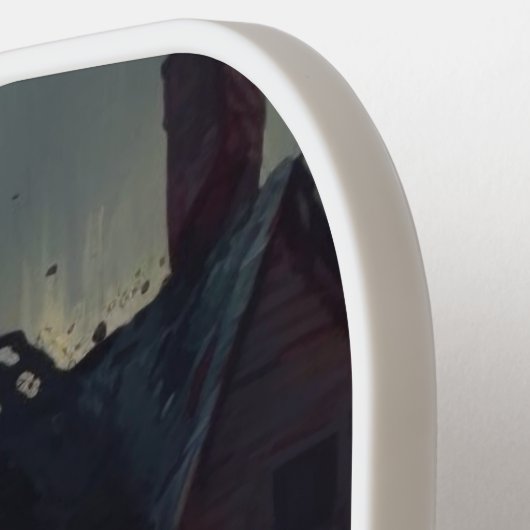 Haunting house pickleball paddle (Links Detail)