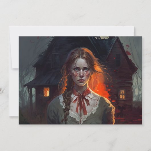 Haunting house save the date (Voorkant)