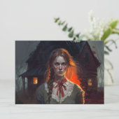 Haunting house save the date (Staand voorkant)