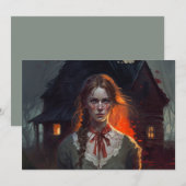 Haunting house save the date (Voorkant / Achterkant)