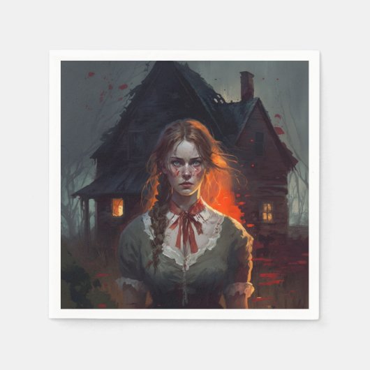 Haunting house servet (Voorkant)